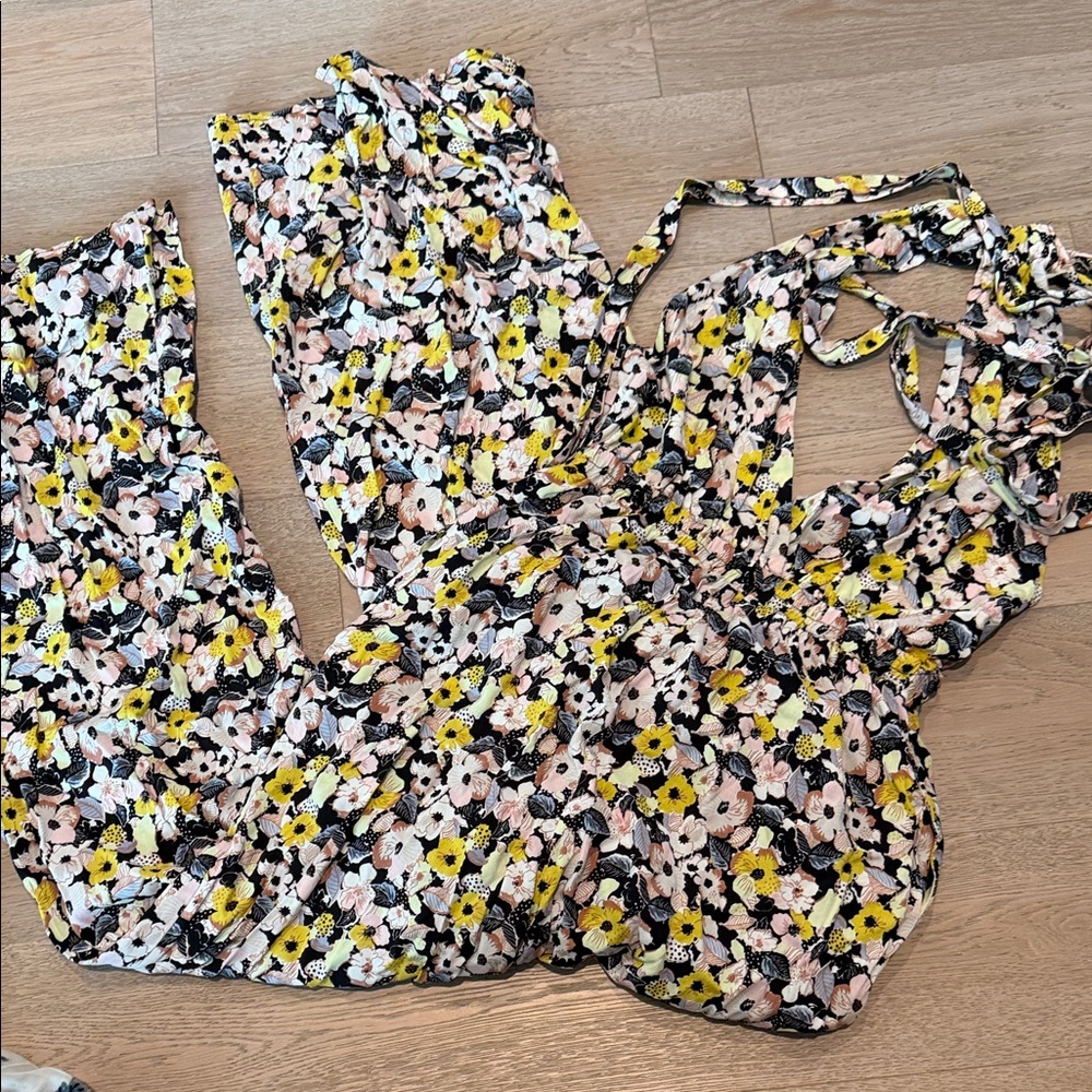 Vici Multicolor Floral Jumpsuit
